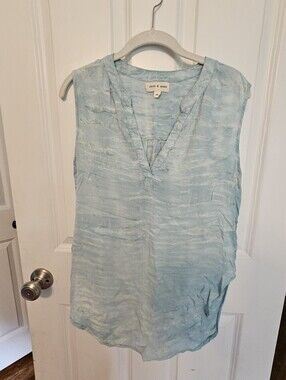 Cloth & stone Pale Blue Sleeveless V-Neck Camisole